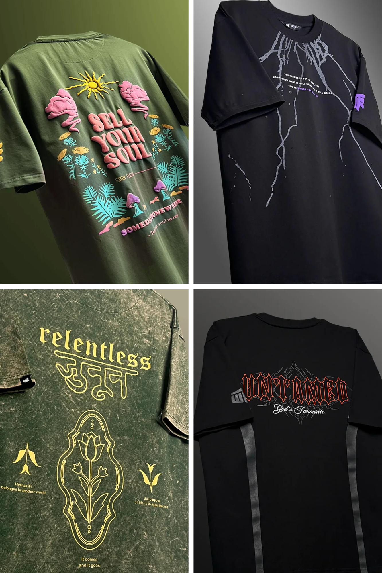 4 Stylish T-Shirts @ Just ₹999